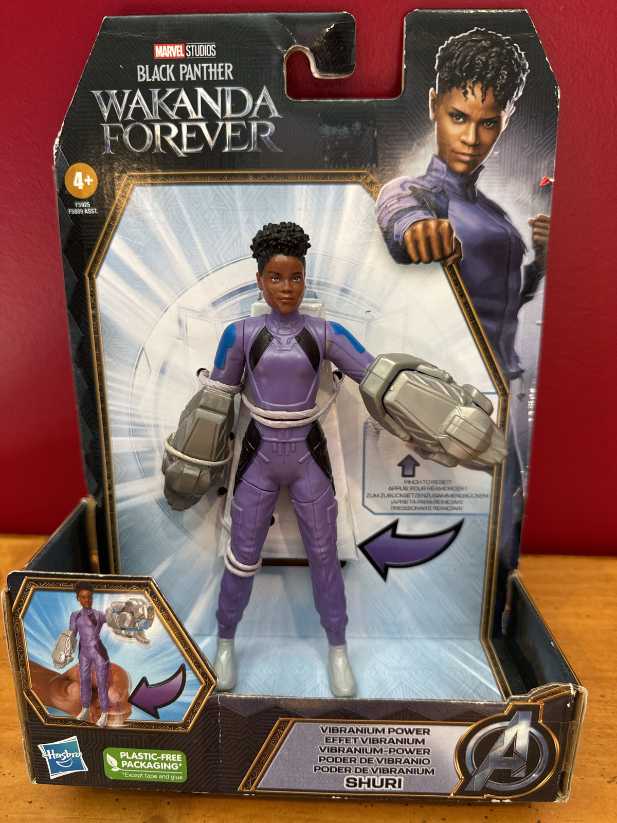 Marvel Black Panther Wakanda Forever SHURI Figure w/ Vibranium Power New in Package