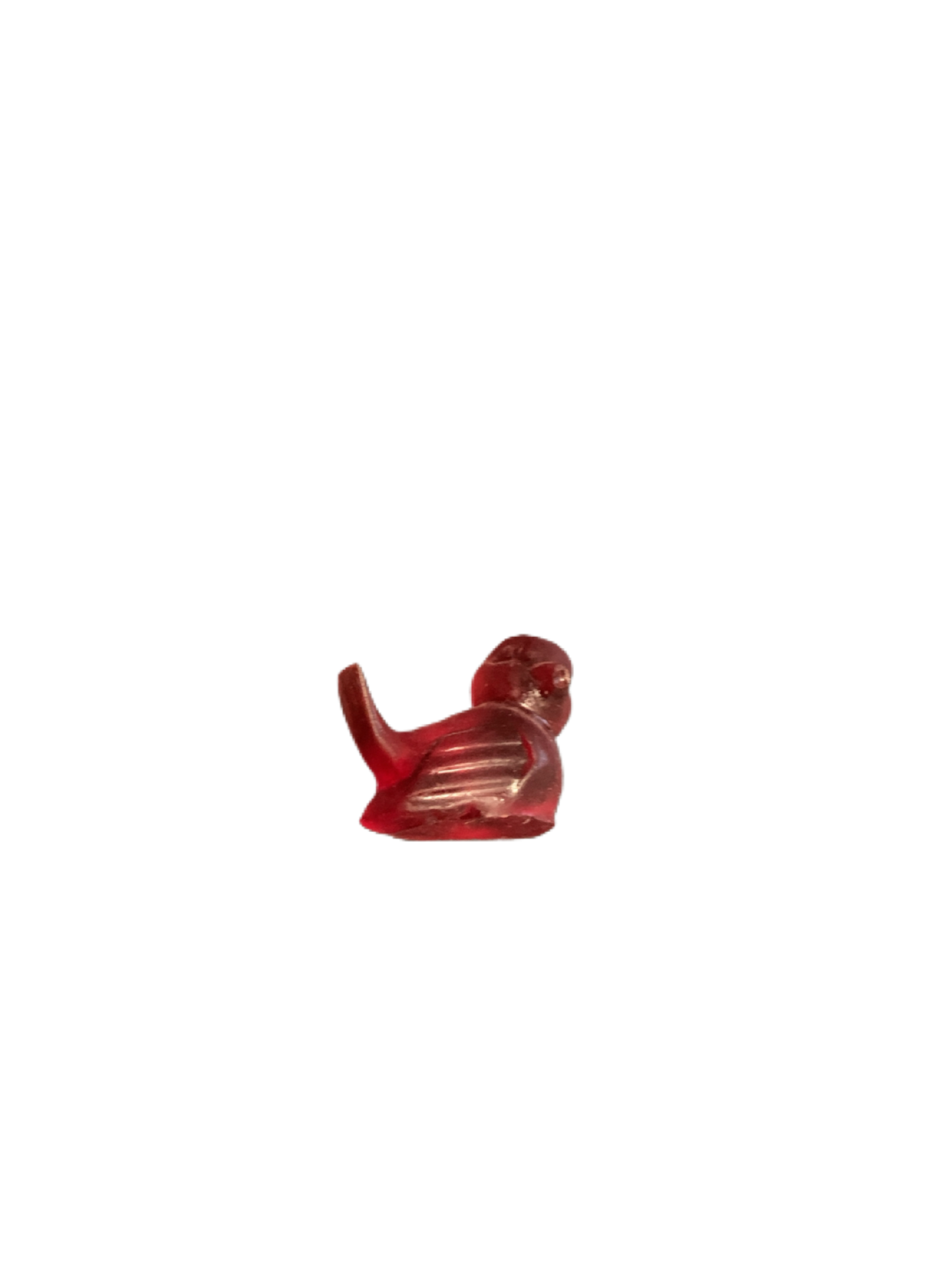 Small Red Bird Acrylic Figurines (3 Available)