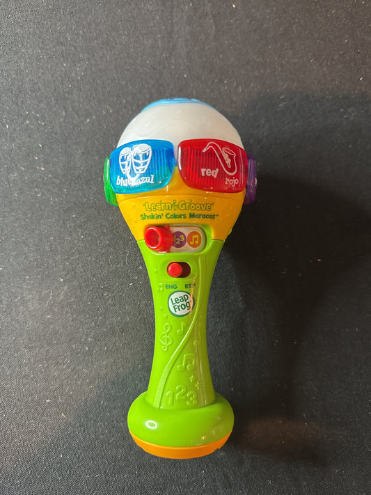 LeapFrog Learn & Groove Shakin' Colors Maraca English Spanish Bilingual Works
