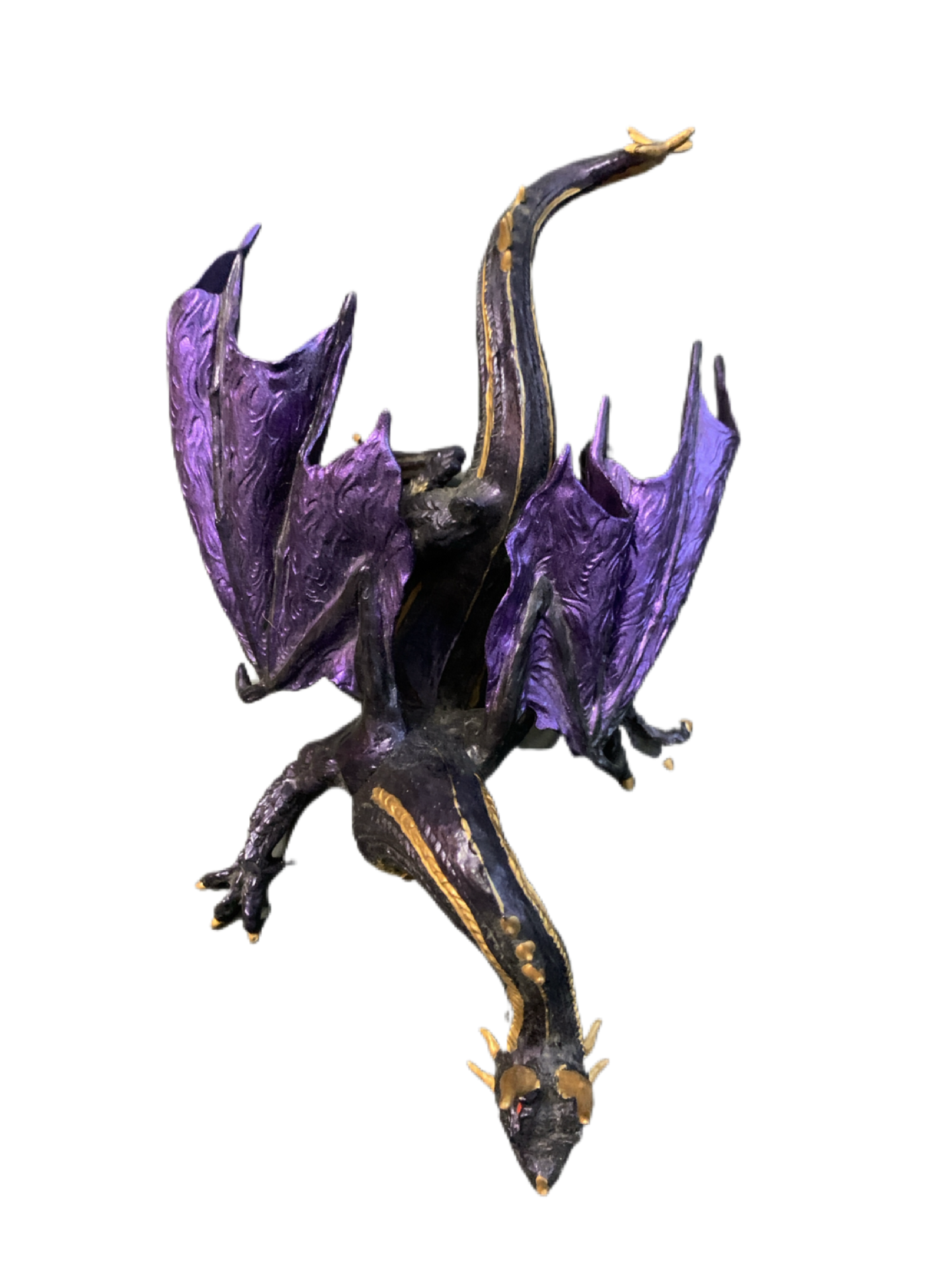 Safari 2008 Midnight Moon Dragon Purple Gold Mythical Fantasy Figure