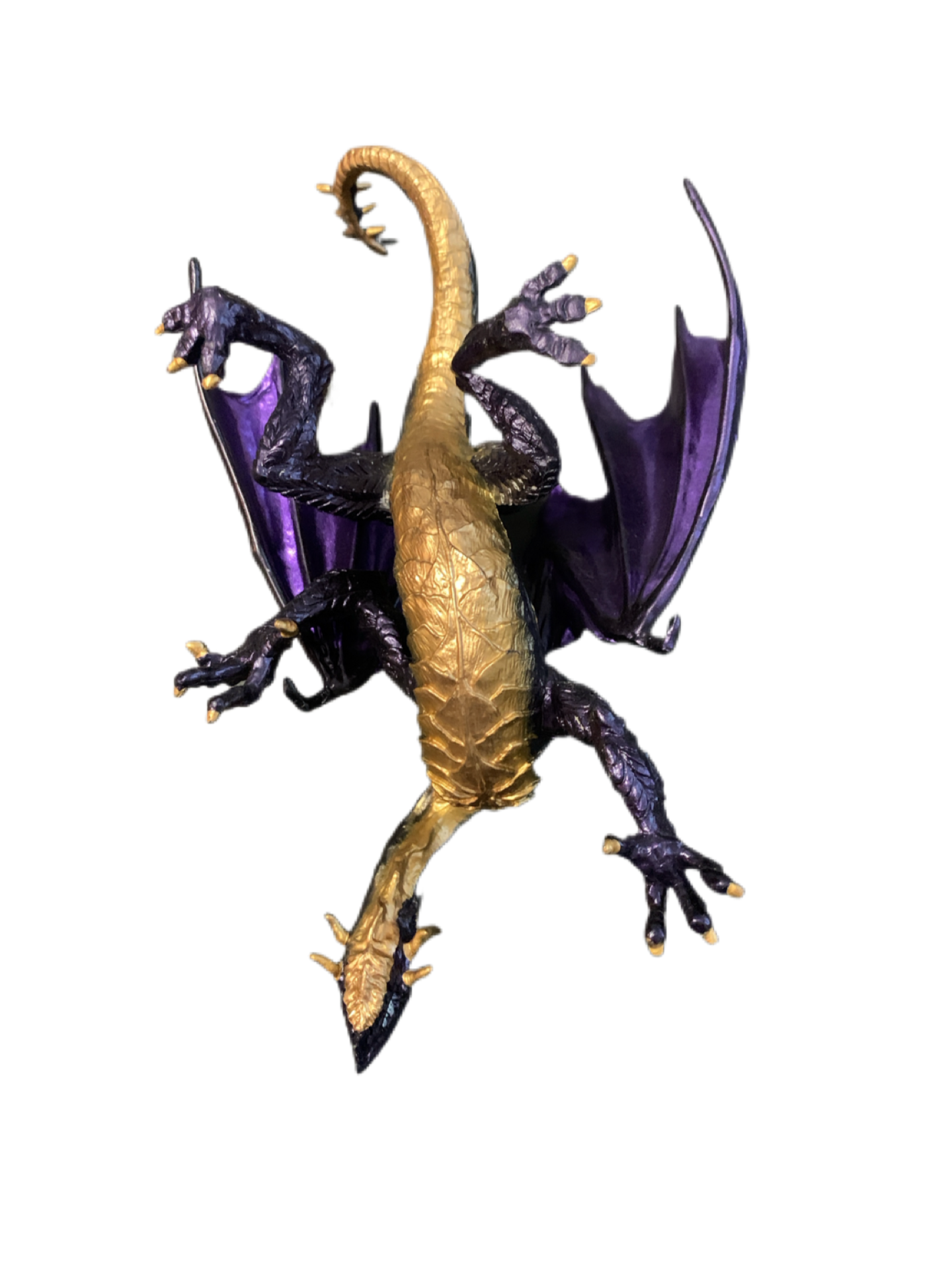 Safari 2008 Midnight Moon Dragon Purple Gold Mythical Fantasy Figure