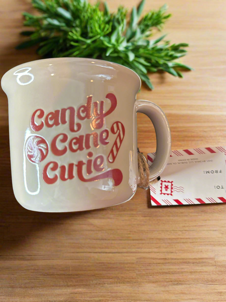 Candy Can Cutie Coffee Mug Cup 3.5" Tall 4.25" Wide New with Tags 16oz