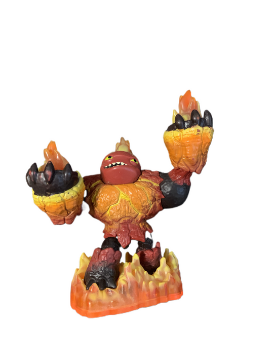 Skylanders Giants Hot Head Figure Orange Flames Fire Collectible