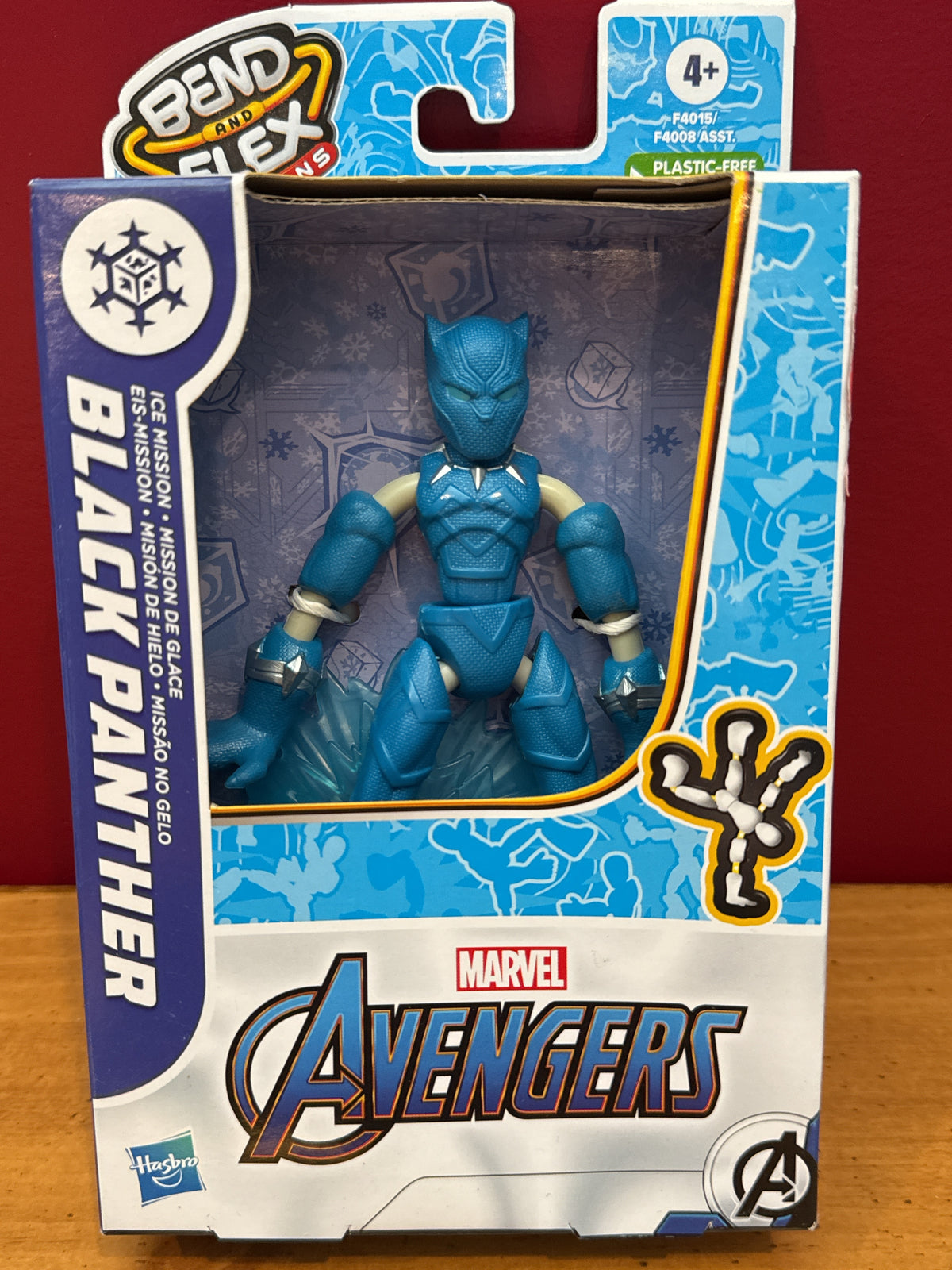 Marvel Avengers Bend & Flex Missions Black Panther Action Figure 6" Flexible New in Package