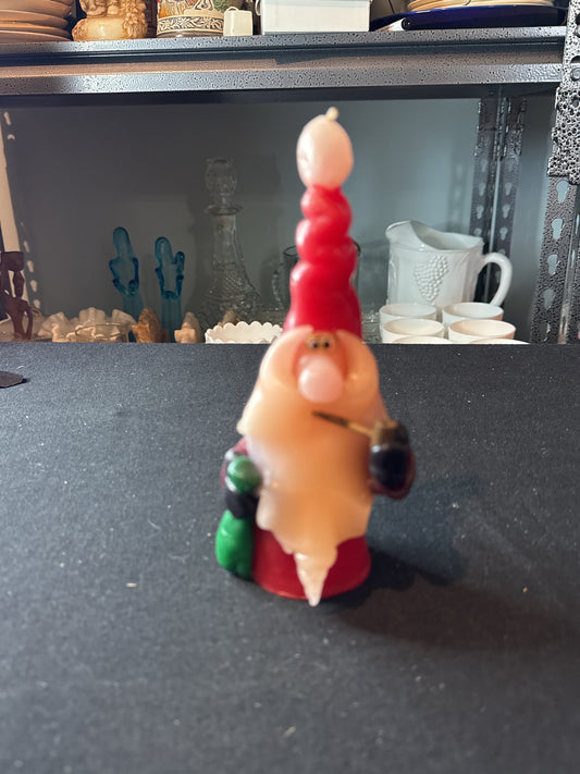 Vintage Northern Lights Handmade Candle Wizard Smoking Pipe Never Lit 7.5" Tall From 80's