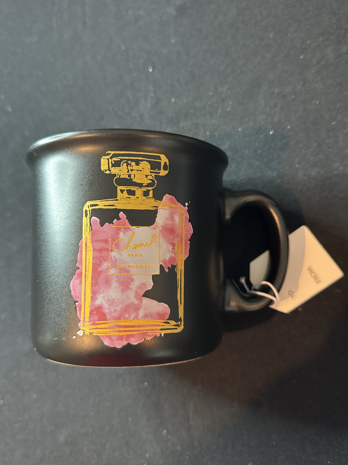 Amanda Greenwood Art Coffee Mug Cup Perfume Chanel New with Tags