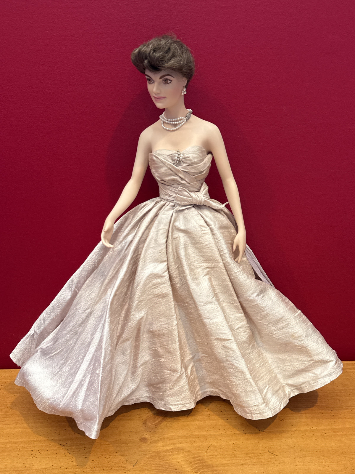 Franklin Mint Jacqueline Kennedy Georgetown Years 16" Porcelain Doll Heirloom