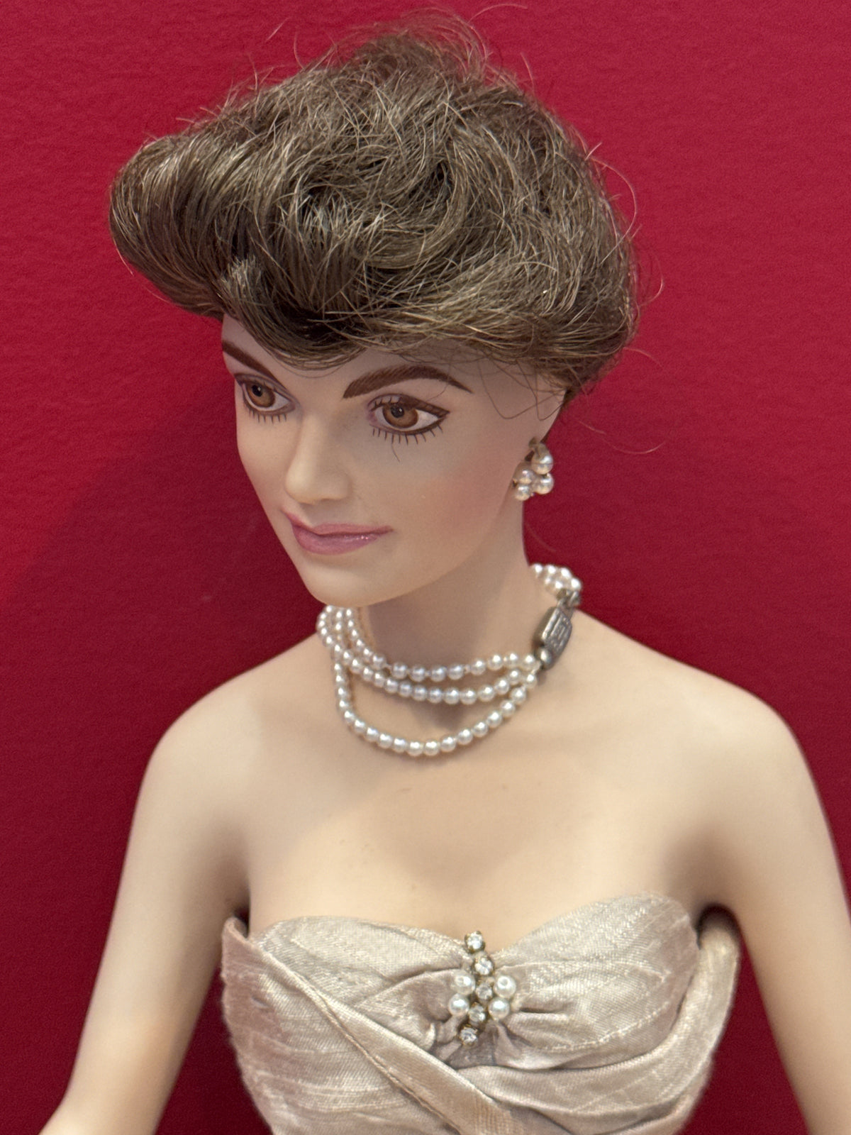 Franklin Mint Jacqueline Kennedy Georgetown Years 16" Porcelain Doll Heirloom