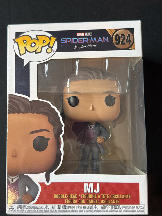 Funko Pop! Marvel Spider-Man No Way Home MJ Bobble Head #924 New in Box