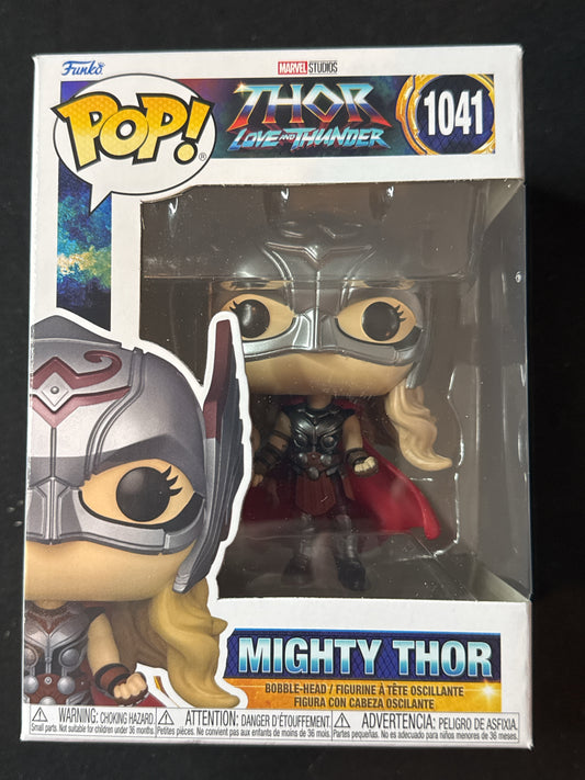 Funko Pop! Marvel Thor Love & Thunder Mighty Thor Bobble Head New in Box #1041