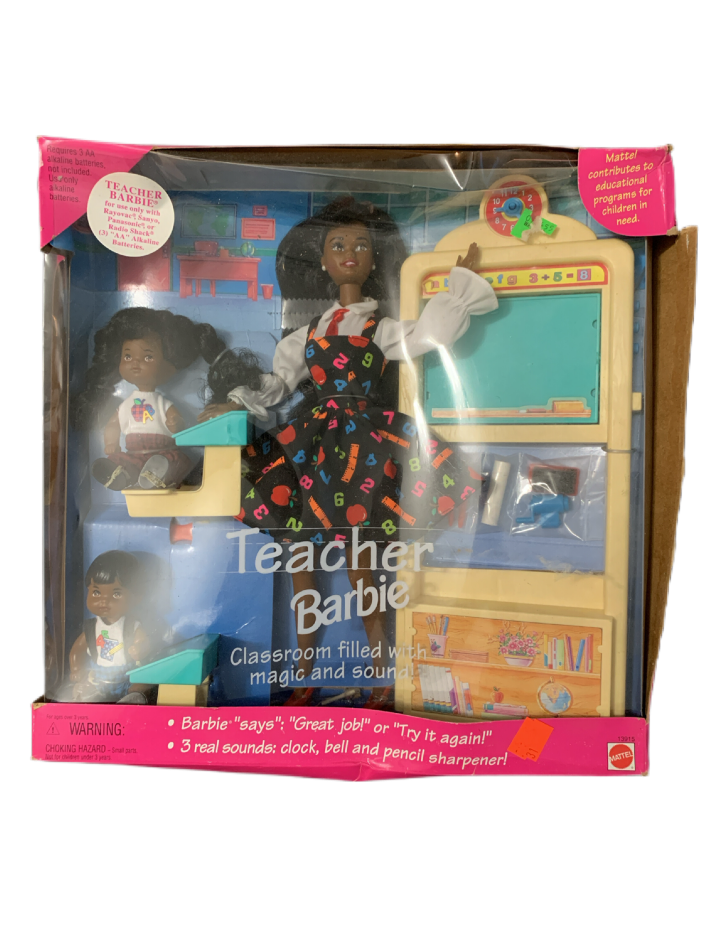 Rare Teacher Barbie Magic & Sound Classroom