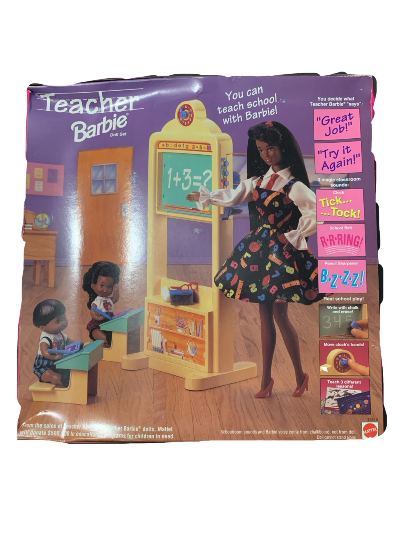 Rare Teacher Barbie Magic & Sound Classroom