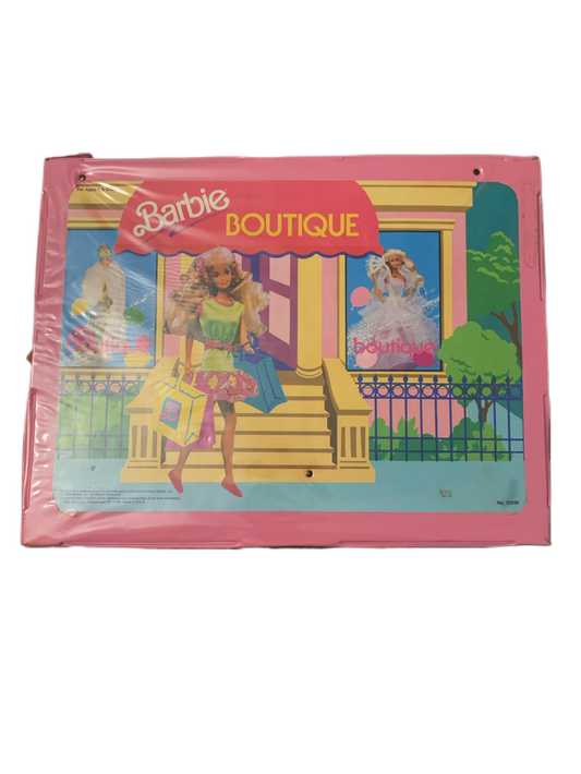 Barbie 1990 Boutique Case, Clothing, Small Accessories, Furniture, Extras