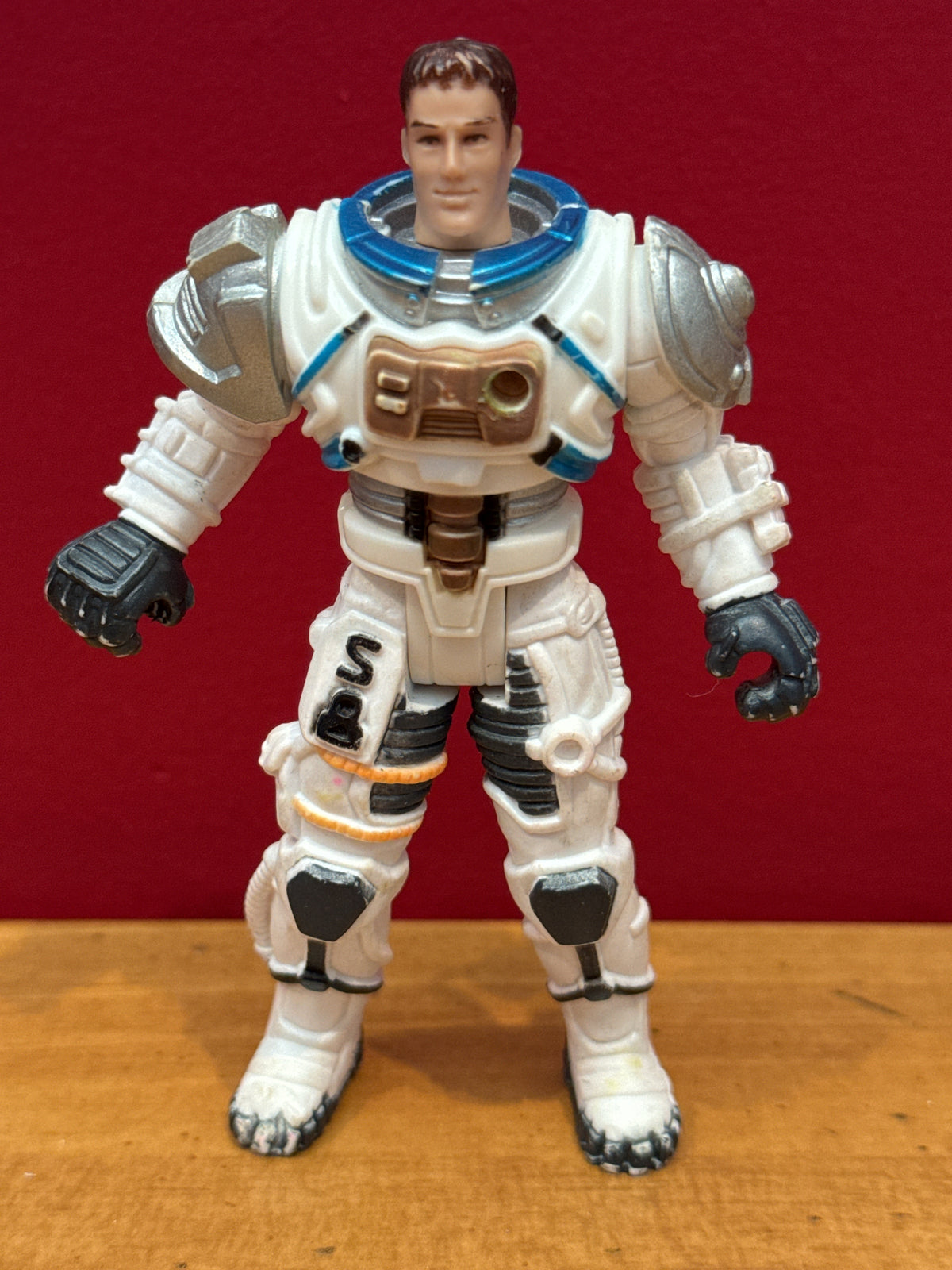 Space Quest Flag Astronaut Loose 4" Tall Action Figure Chap Mei 2000