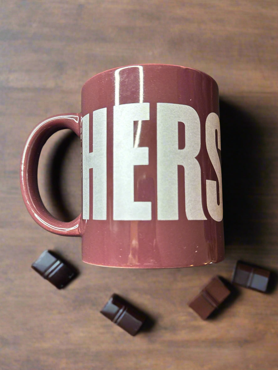 Hershey's Brown Coffee Mug Cup Since 1894 3.75" Tall