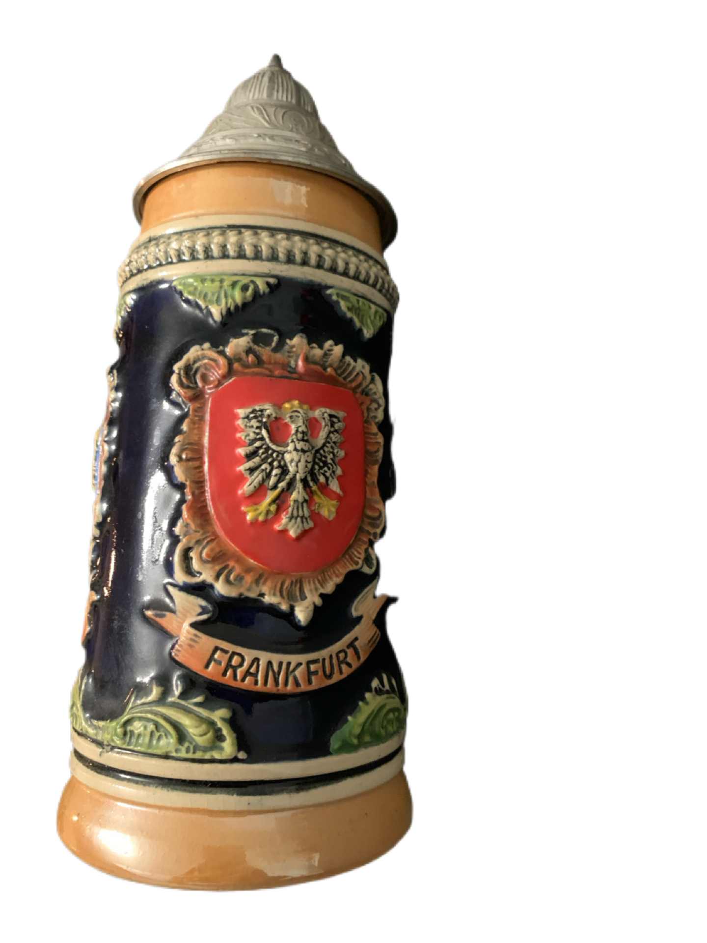 West Germany Heidelberg Frankfurt Wiesbaden DBGM Vintage Lidded Beer Stein