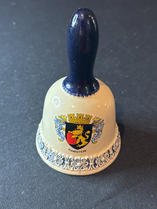 Vintage Bell US Regimental Military Cold War German Bell Ramstein 5.5" Collector