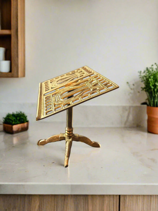 Lou Ehrlich 5" Tall Brass Music Stand 1977