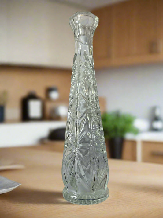 Prescut Anchor Hocking 9" Bud Vase Clear Glass