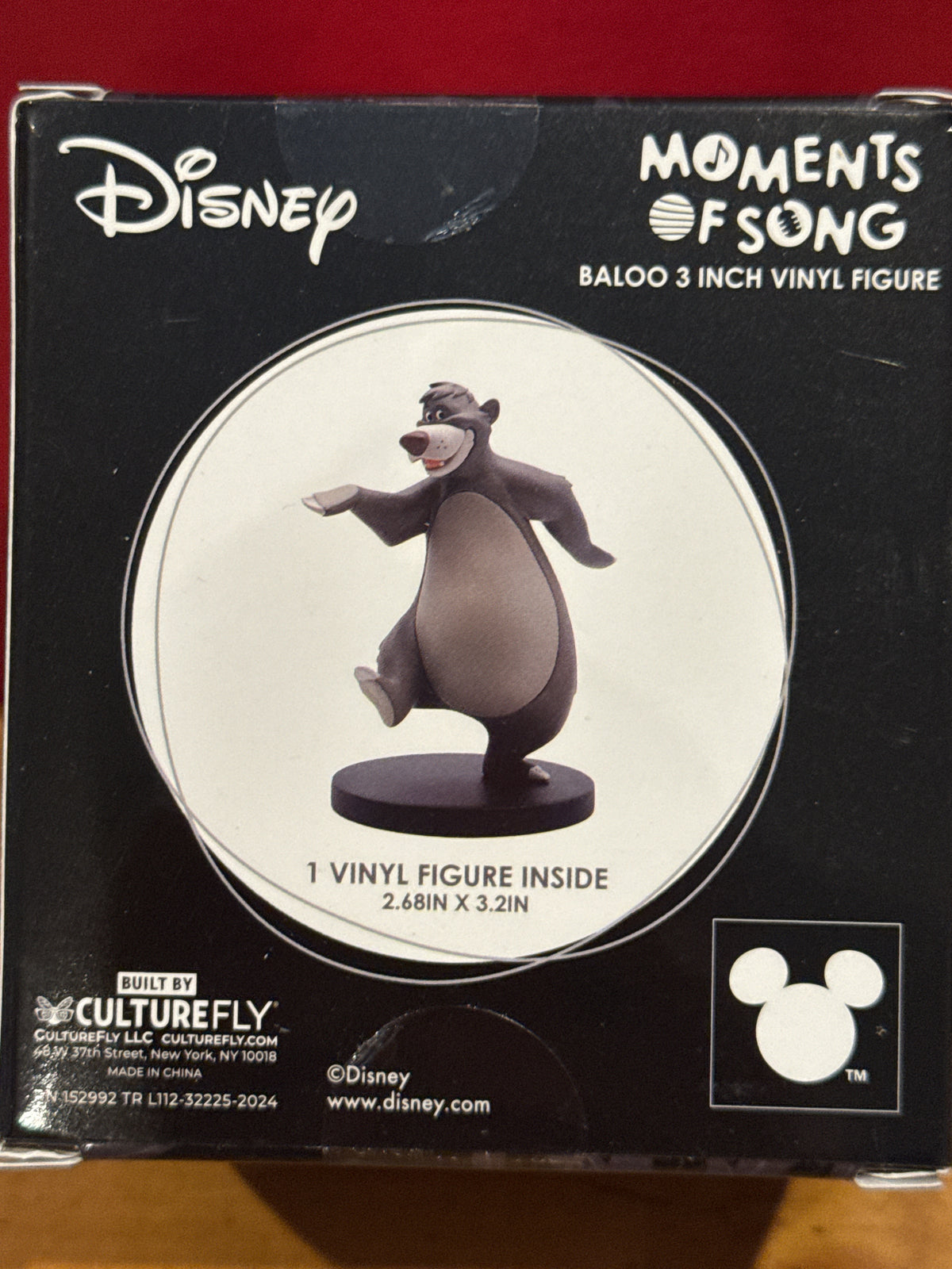 Disney The Jungle Book Baloo Moments of Song 3-Inch Vinyl Figure
