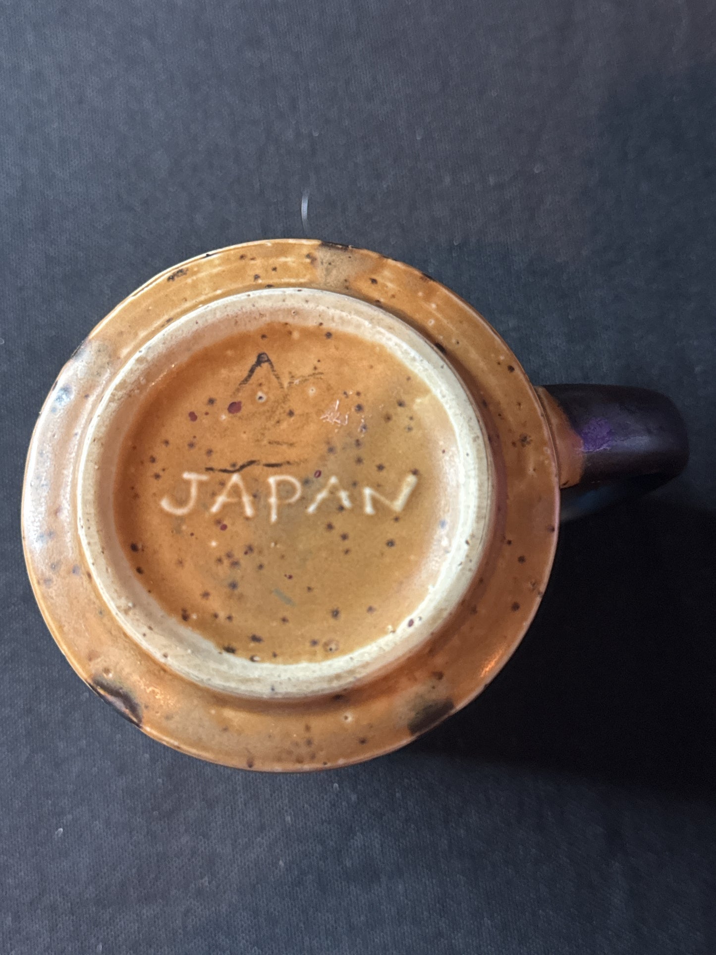 Stoneware Pottery Cactus Brown/Green/Black/White Coffee Cup Mug 3.5" Tall Made in Japan