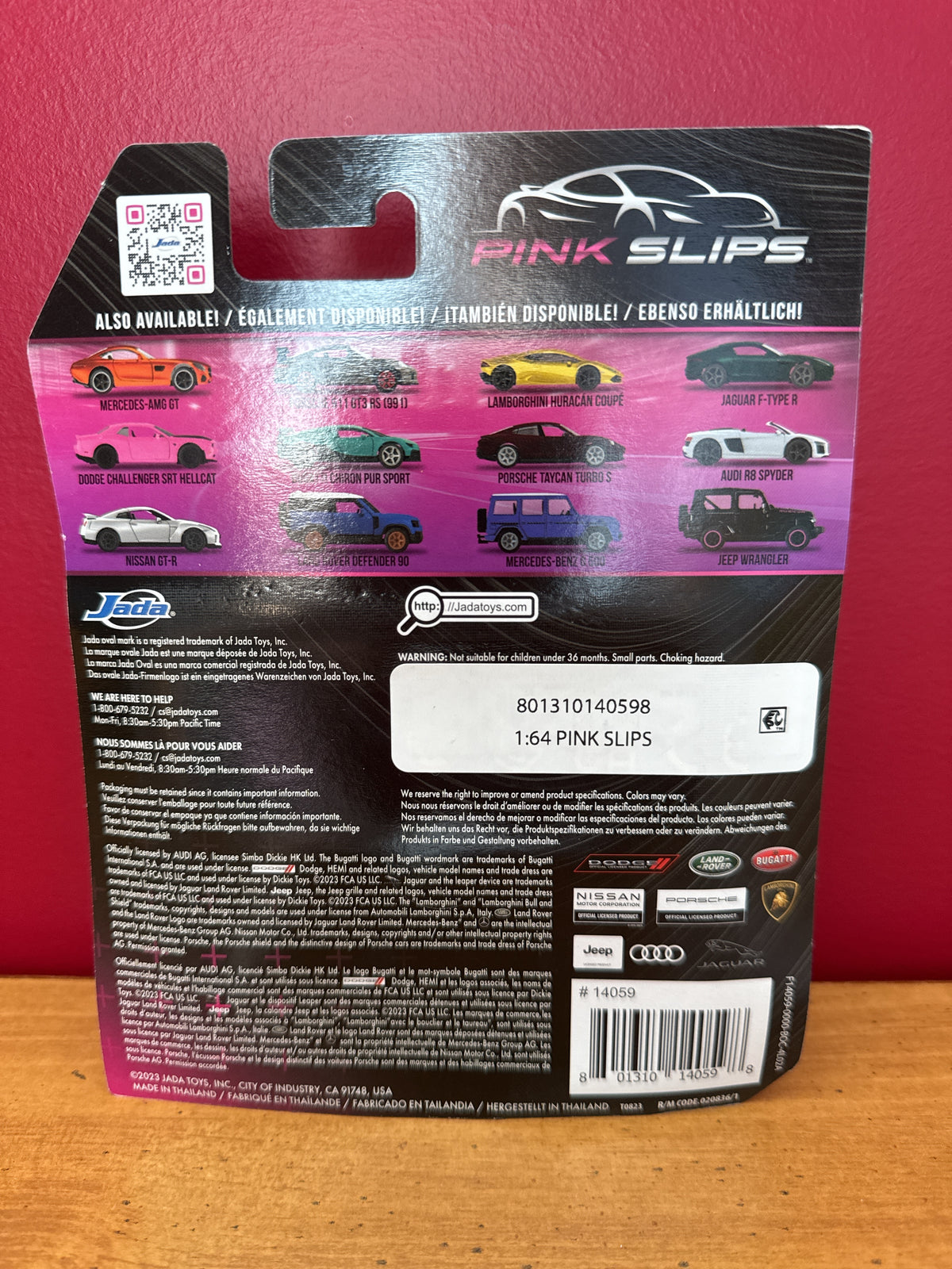 Jada Pink Slips Porsche 911 GT3 RS (991) 1:64 Die-Cast Car
