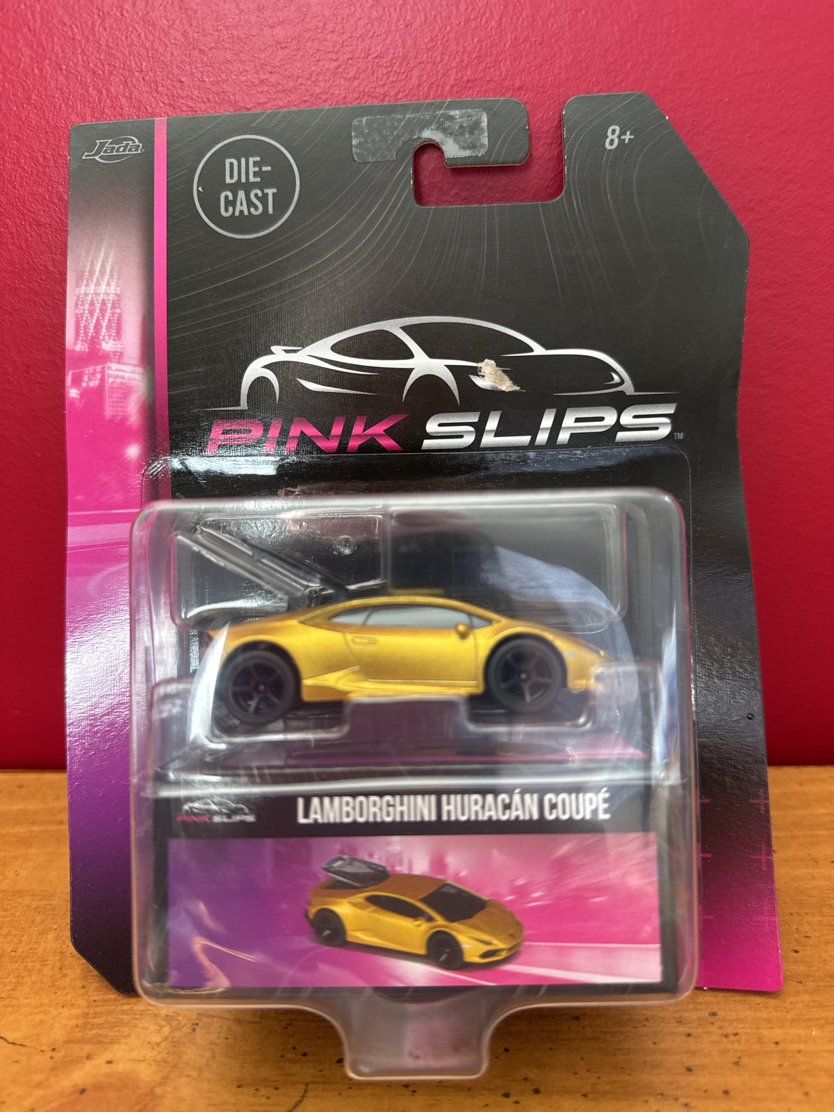 Jada Pink Slips Lamborghini Huracán Coupé 1:64 Die-Cast Car, Yellow