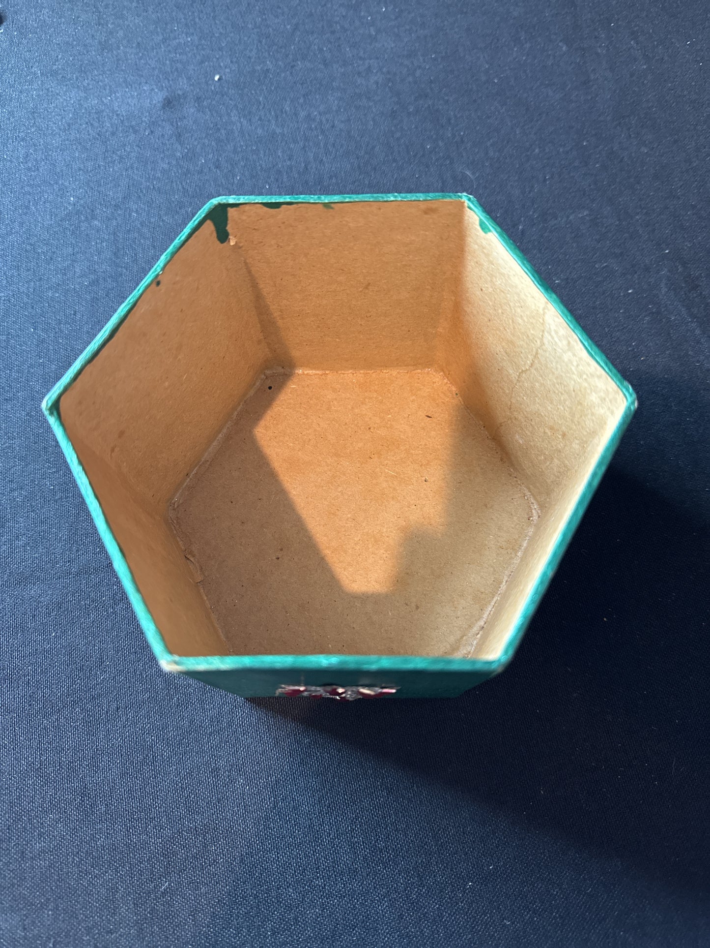 Pair of Ornament Storing Boxes Firm Sturdy Cardboard 5.5" x 4.5" Red Box & 4 5/8" x 3 5/8"