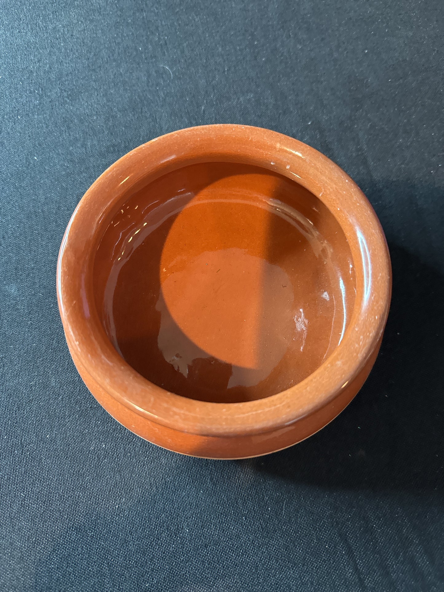 Vintage Clay Vessel Rustic Bowl Stoneware Bowl 4 5/8" Wide x 2.5" Tall