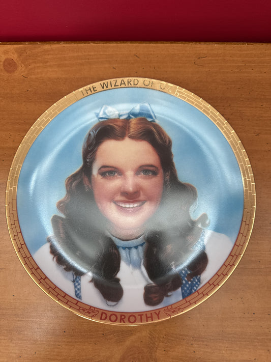 The Wizard of Oz Dorothy Portraits from Oz Hamilton Collection Plate with Certificate 8.5"