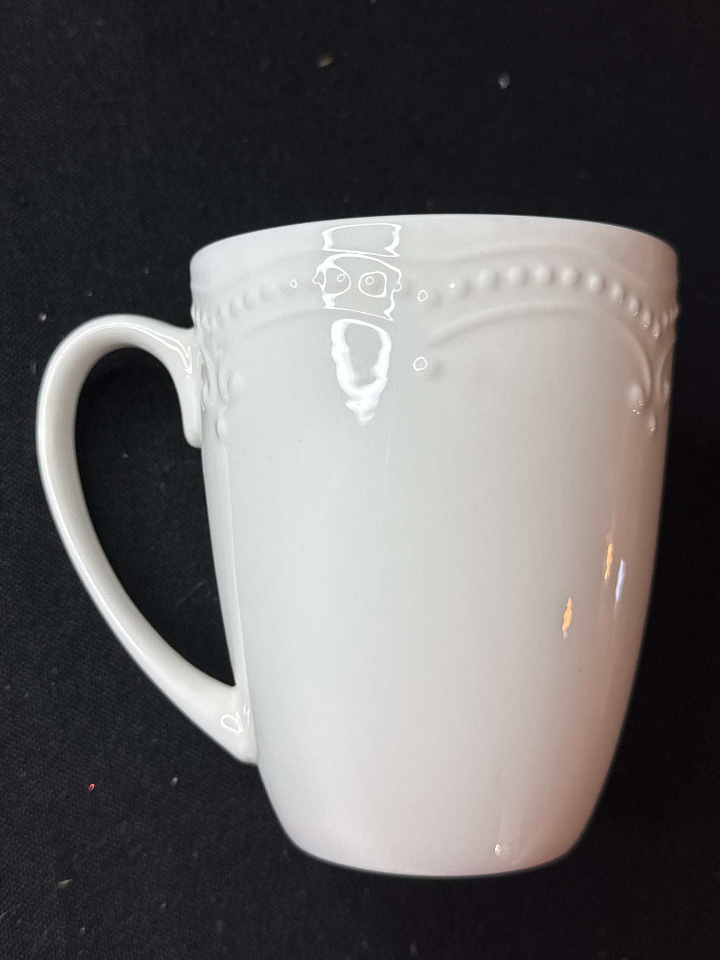 Maison Neuve MN120 Pattern Coffee Mug Cup 4" Tall Bone China Discontinued Piece