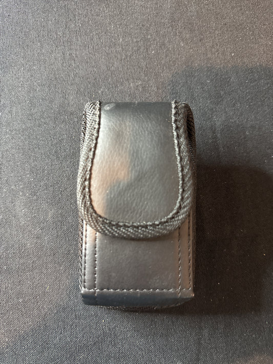 New Flip Phone Or Small Electronic Device Holds 4" Tall x 2.5" Wide Leather Case Magnetic Close