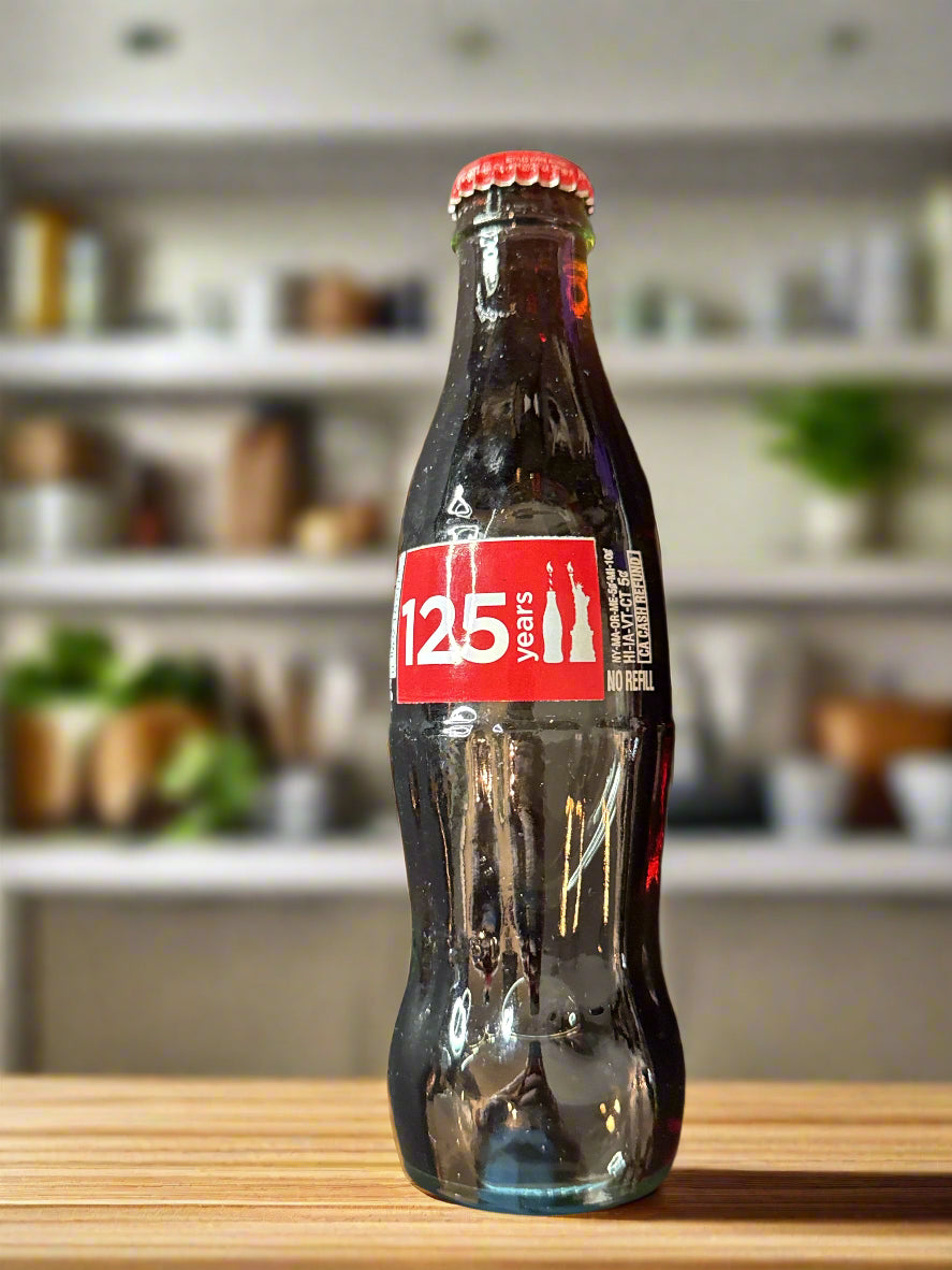 Coca-Cola Commemorative Collector's Bottle 125th Anniversary Full Unopened 2011 8oz
