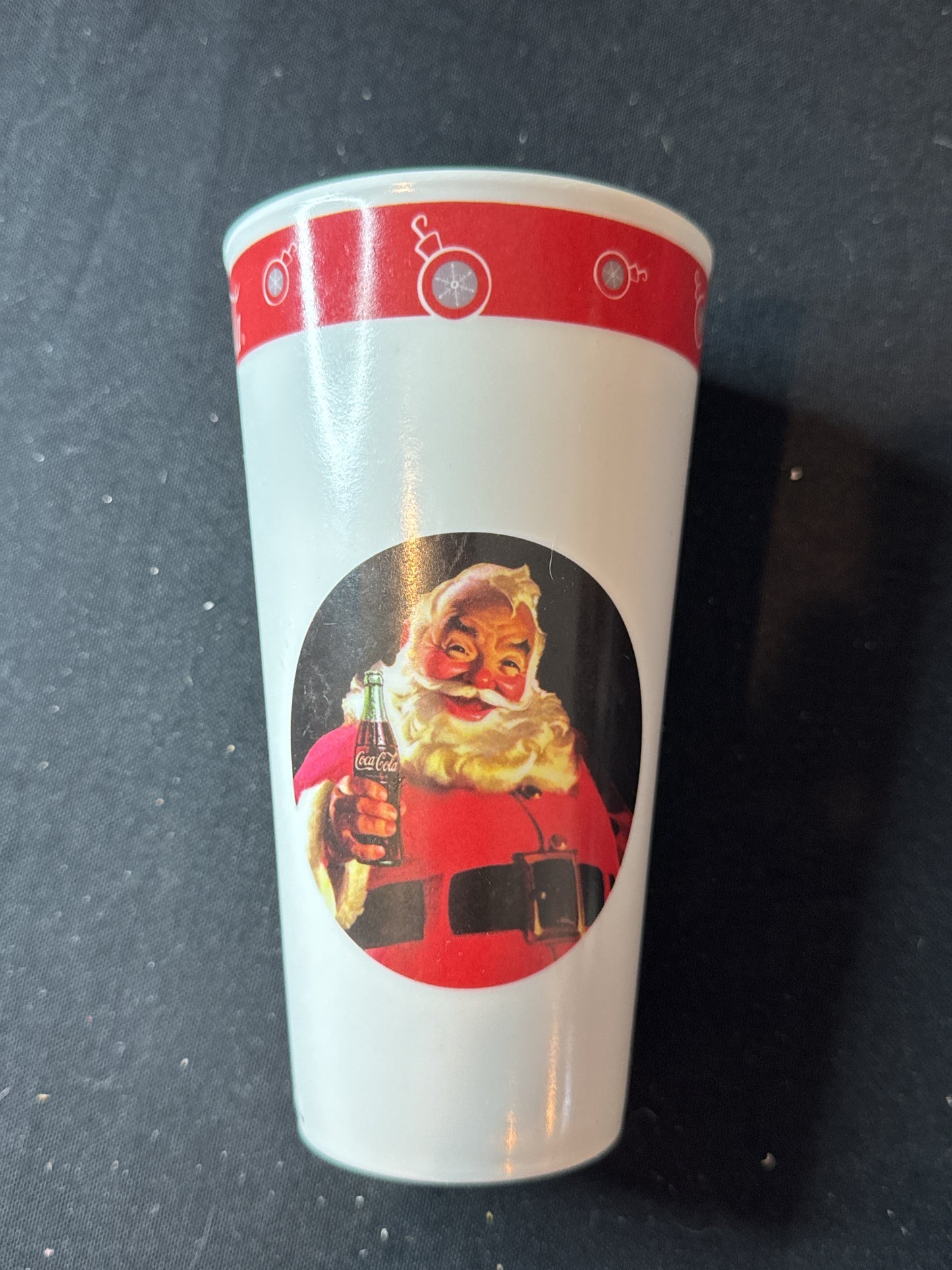 Gibson Santa Clause Melamine Coke Cup Tumbler 6.25" Tall 16oz