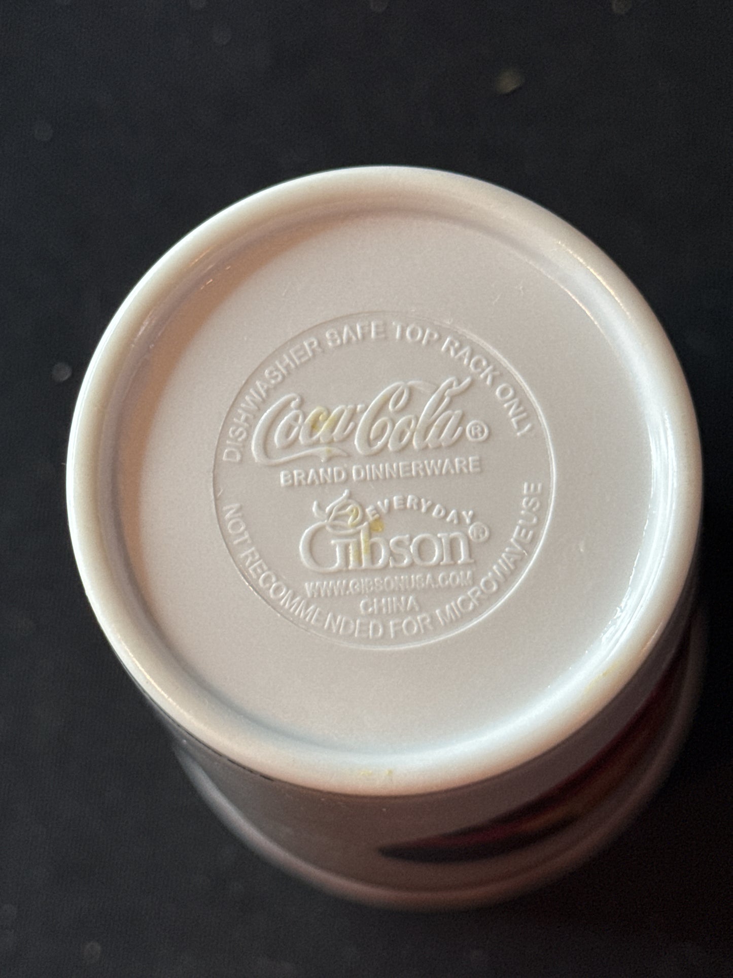 Gibson Santa Clause Melamine Coke Cup Tumbler 6.25" Tall 16oz