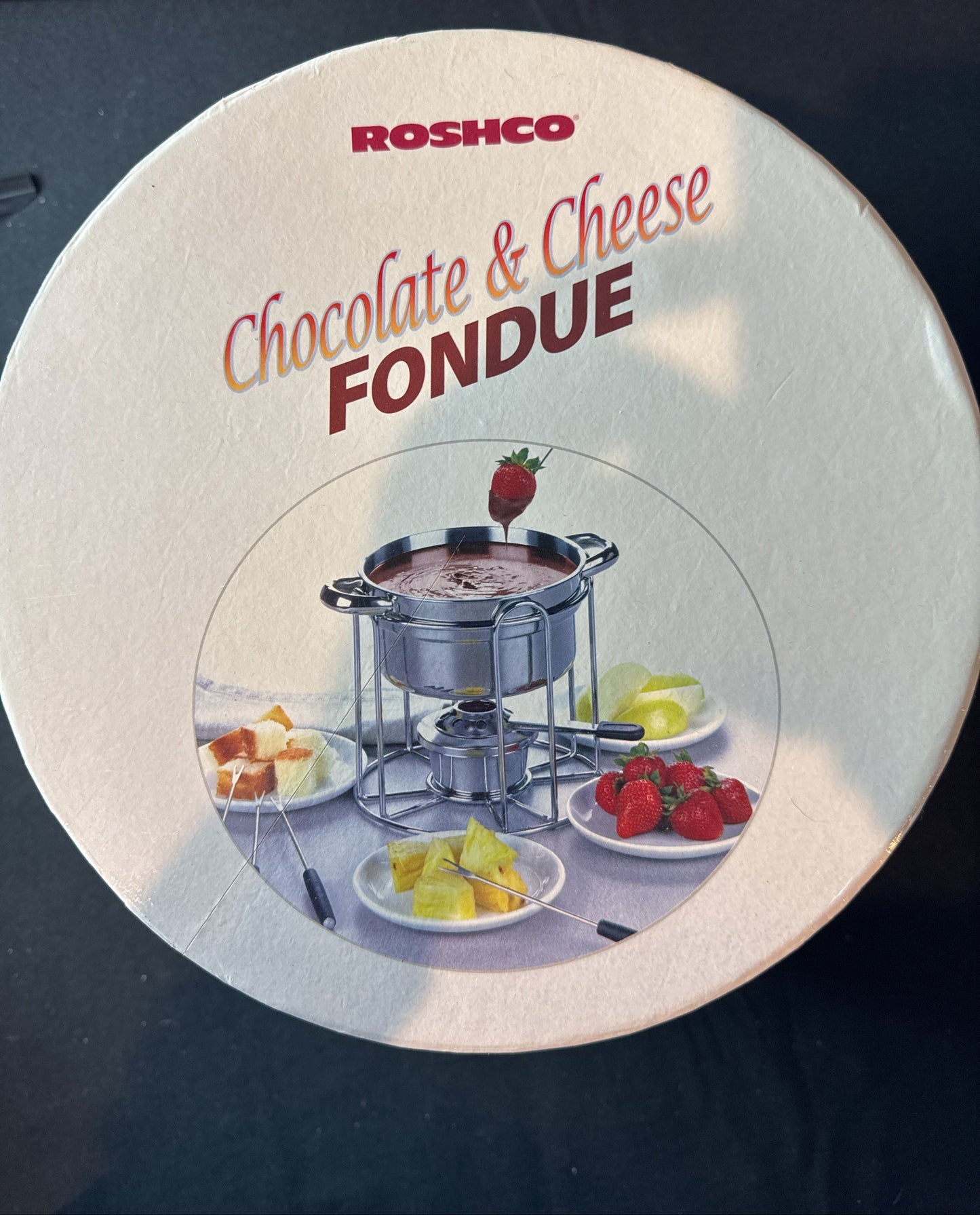 Roshco Chocolate & Cheese Fondue 10 Piece Set Stainless Steel
