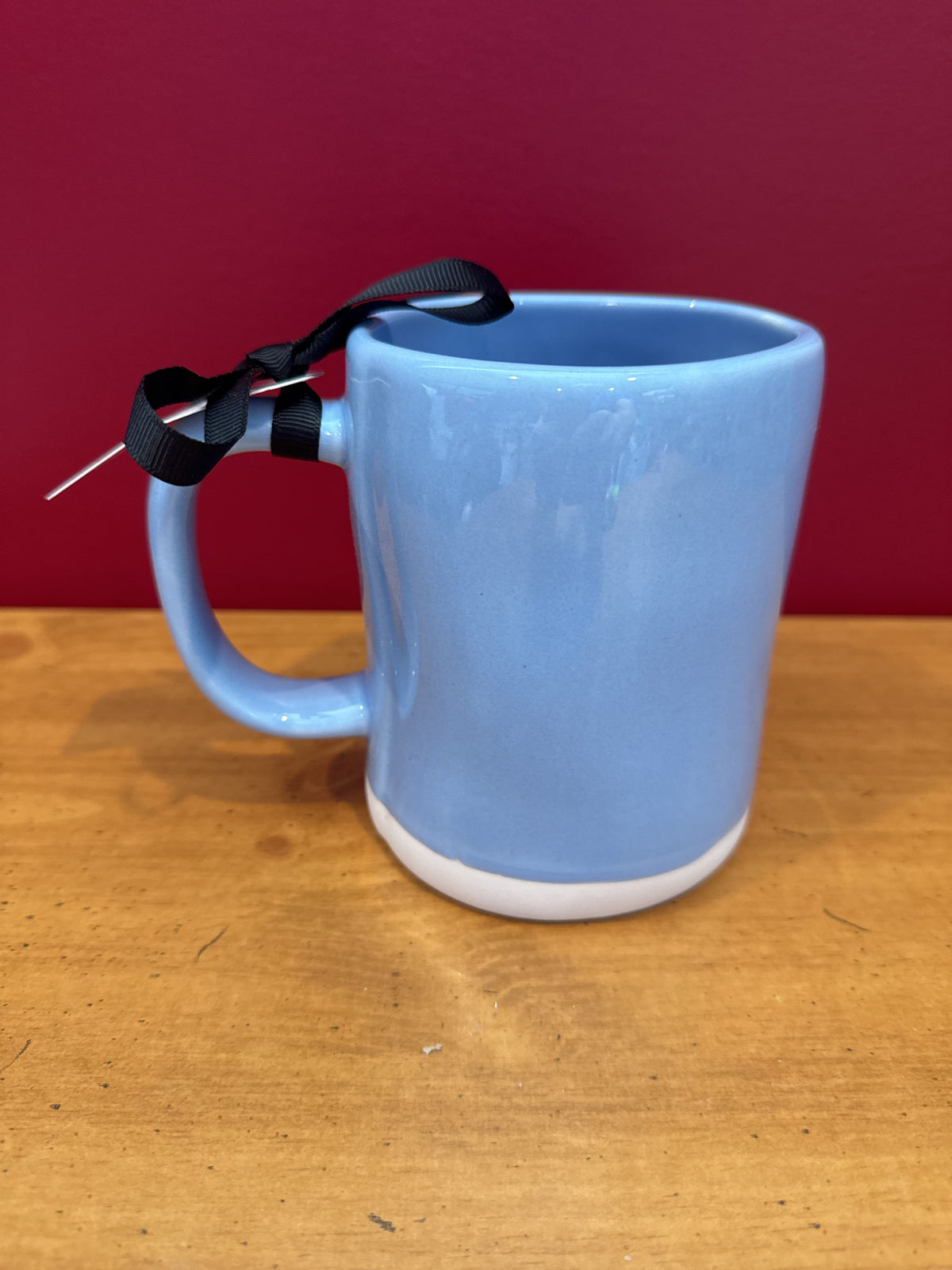 Rae Dunn “Take Care of Yourself” Blue Floral Mug by Magenta New 4 7/8" Tall