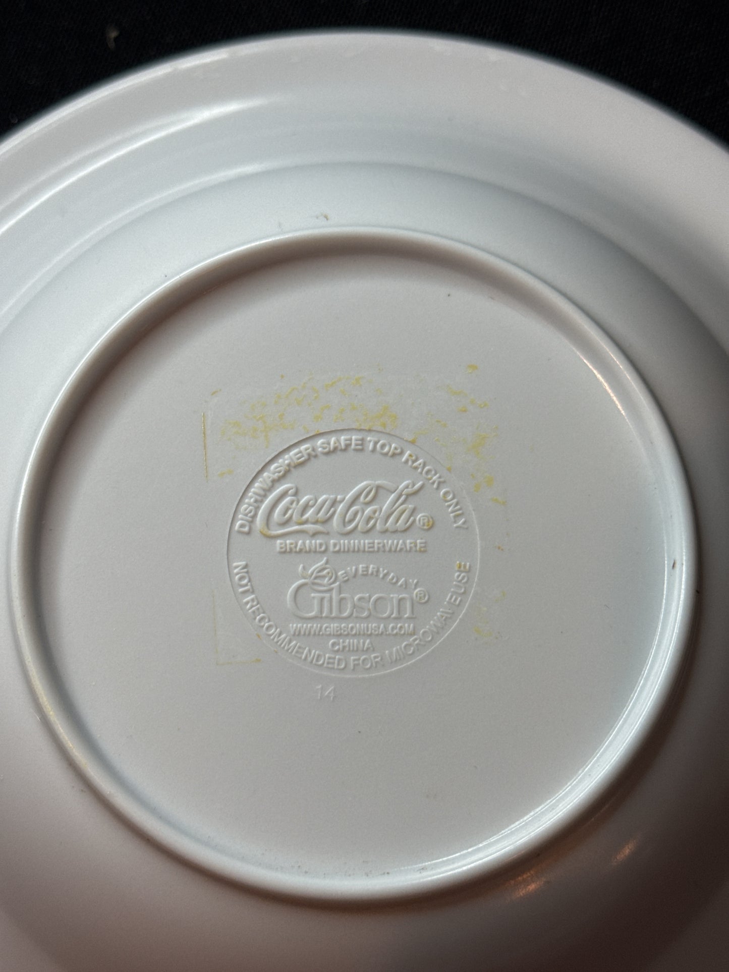 Vintage Drink Coca-Cola Santa Clause Christmas Bowl by Gibson Melamine 7.25" Wide