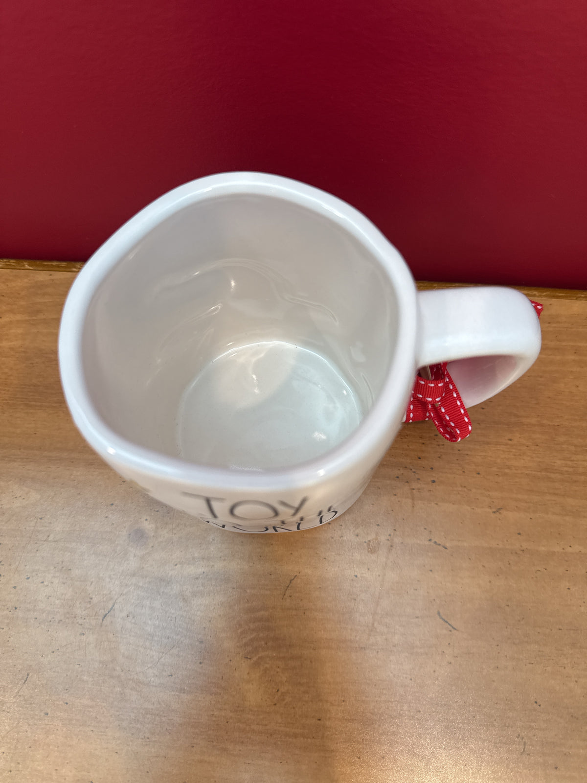 Rae Dunn “Joy to the World” Santa Christmas Mug by Magenta New 4 7/8" Tall