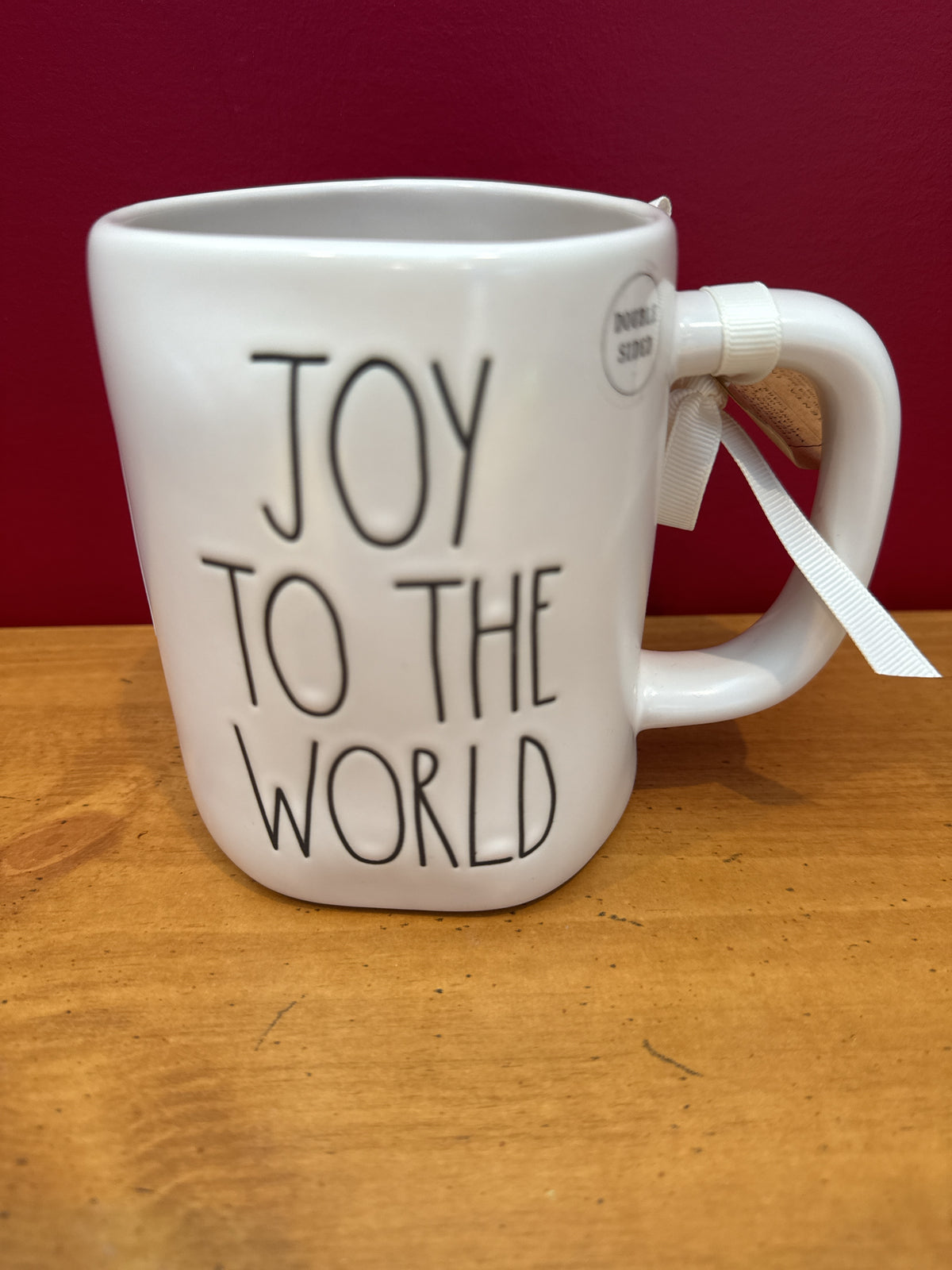 Rae Dunn “Joy to the World” Nativity Christmas Mug by Magenta New 4 7/8" Tall