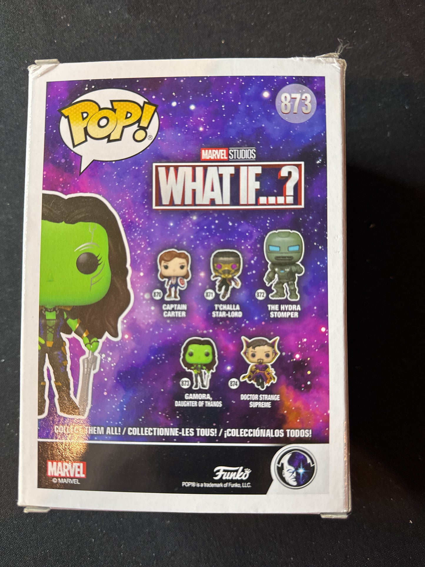 Funko Pop! Marvel Studios #873 Gamora Daughter of Thanos Bobble Head New in Box