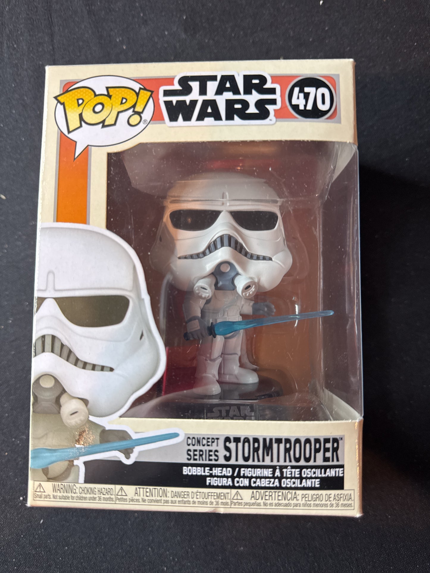 Funko Pop! Star Wars #470 Concept Series Stormtrooper Bobble Head New in Box