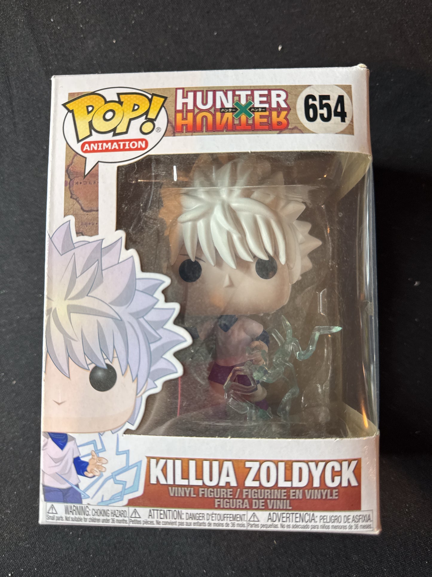 Funko Pop! Animation Hunter #654 Killua Zoldyck Vinyl Figure New in Box