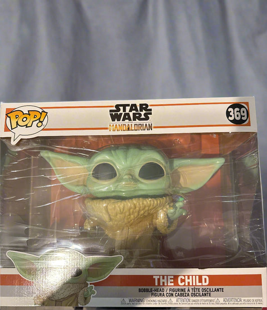 Funko Pop! The Child 10" Star Wars The Mandalorian Vinyl Bobble Head #369 Large New in Box
