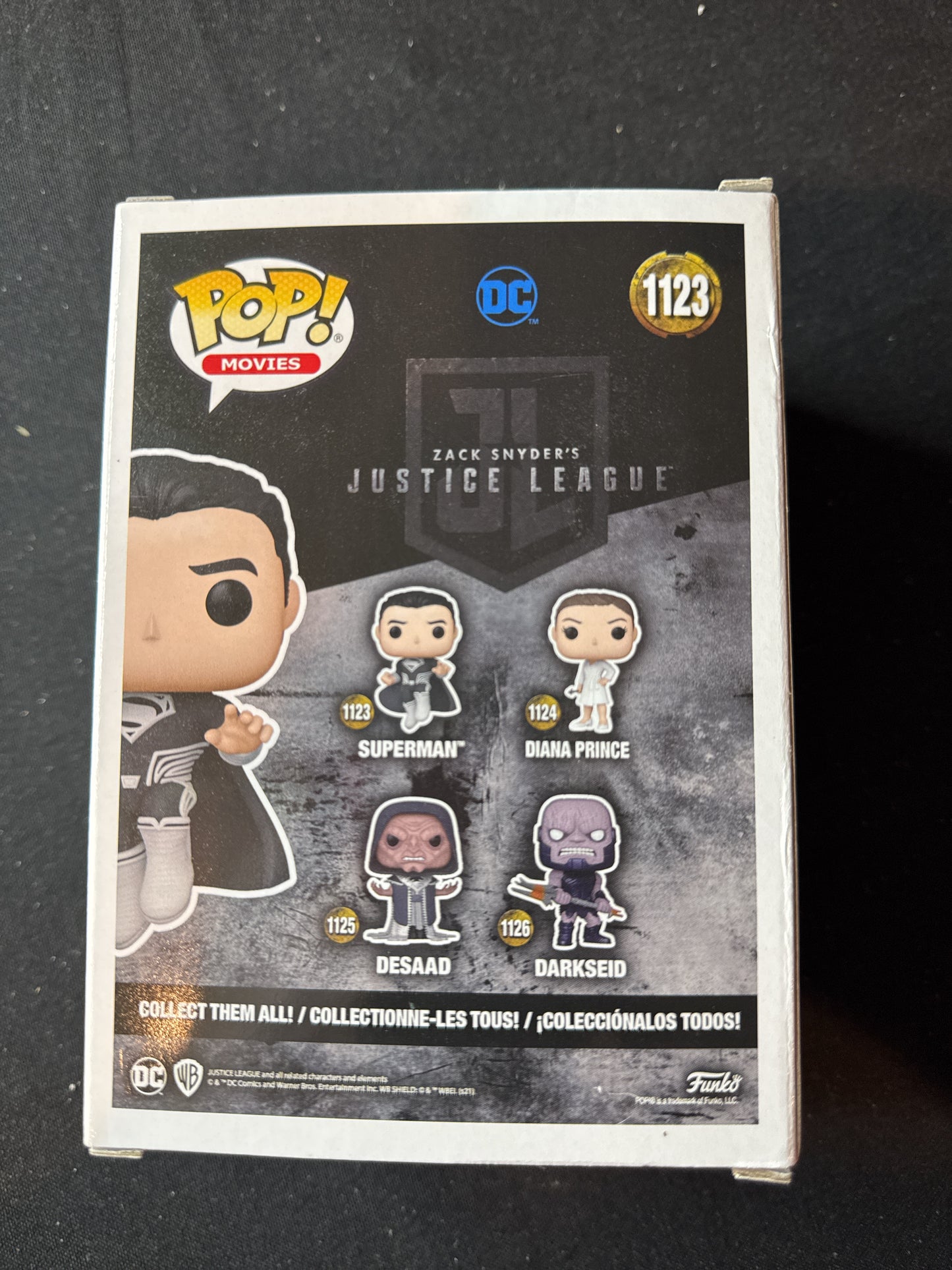 Funko Pop! Movies #1123 Zack Snyder's Justice League Superman Vinyl Figure New in Box