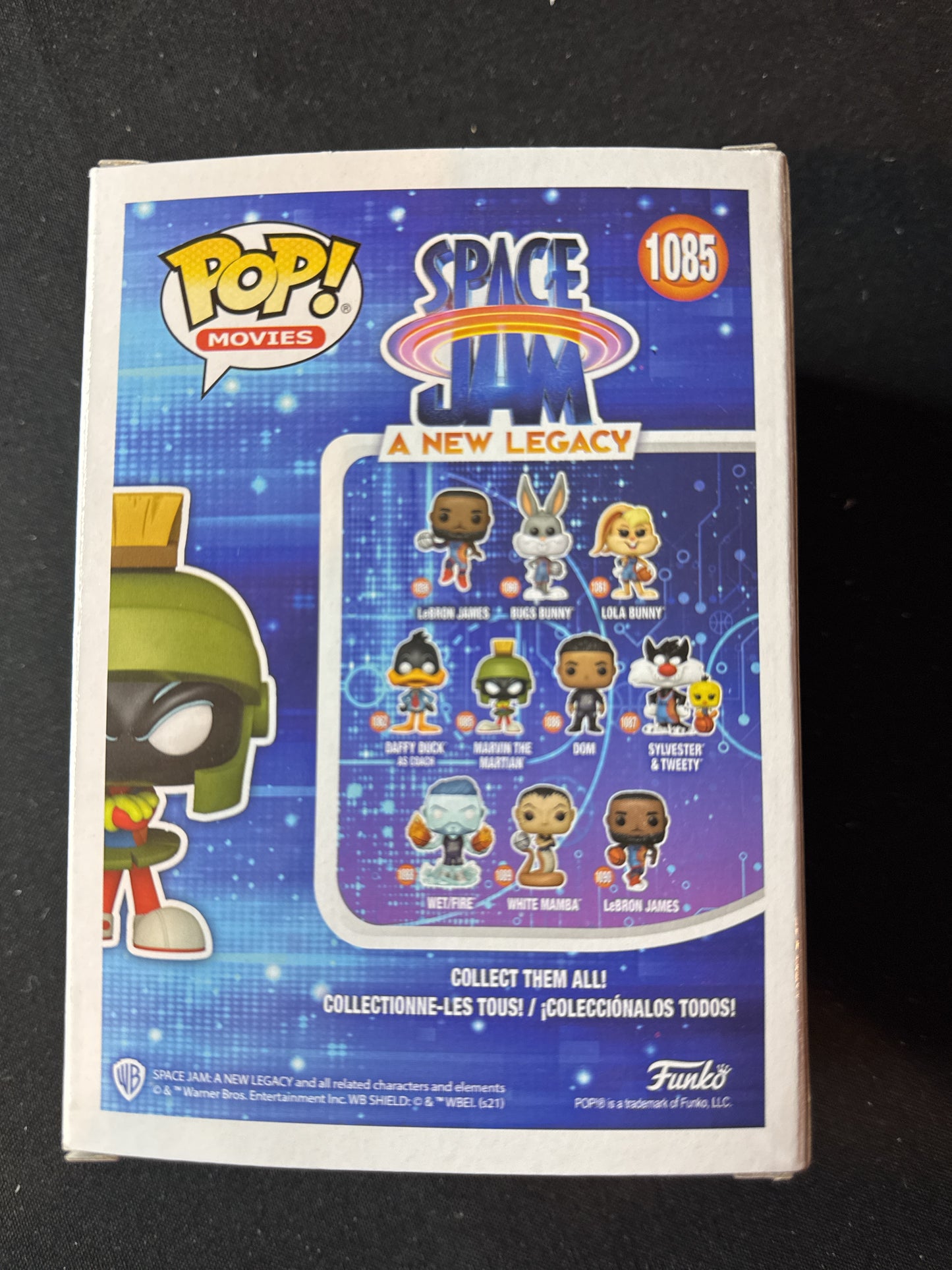 Funko Pop! Movies Space Jam #1085 Marvin the Martian Vinyl Figure New in Box