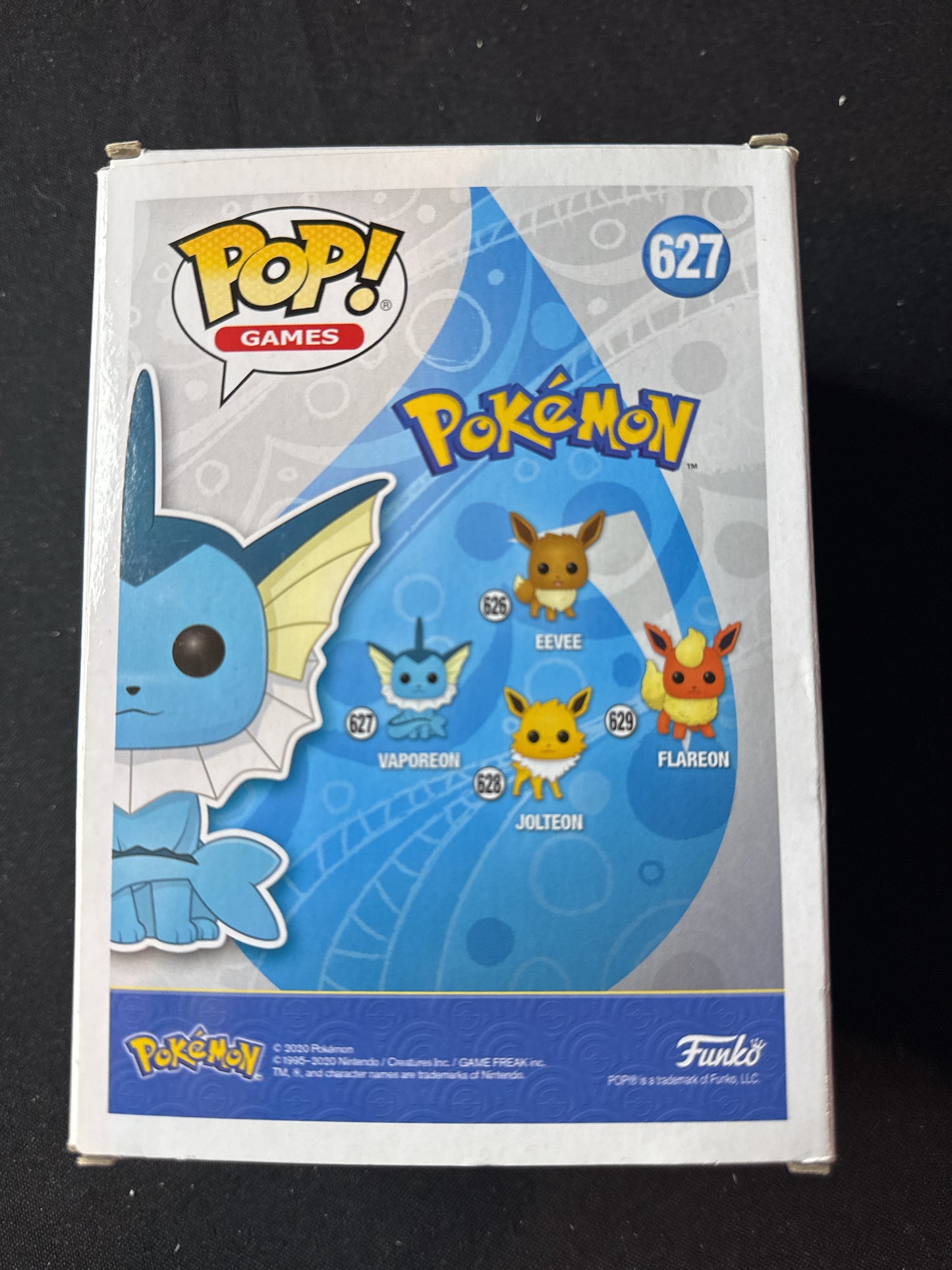 Funko Pop! Pokemon #627 Vaporeon Vinyl Figure New in Box