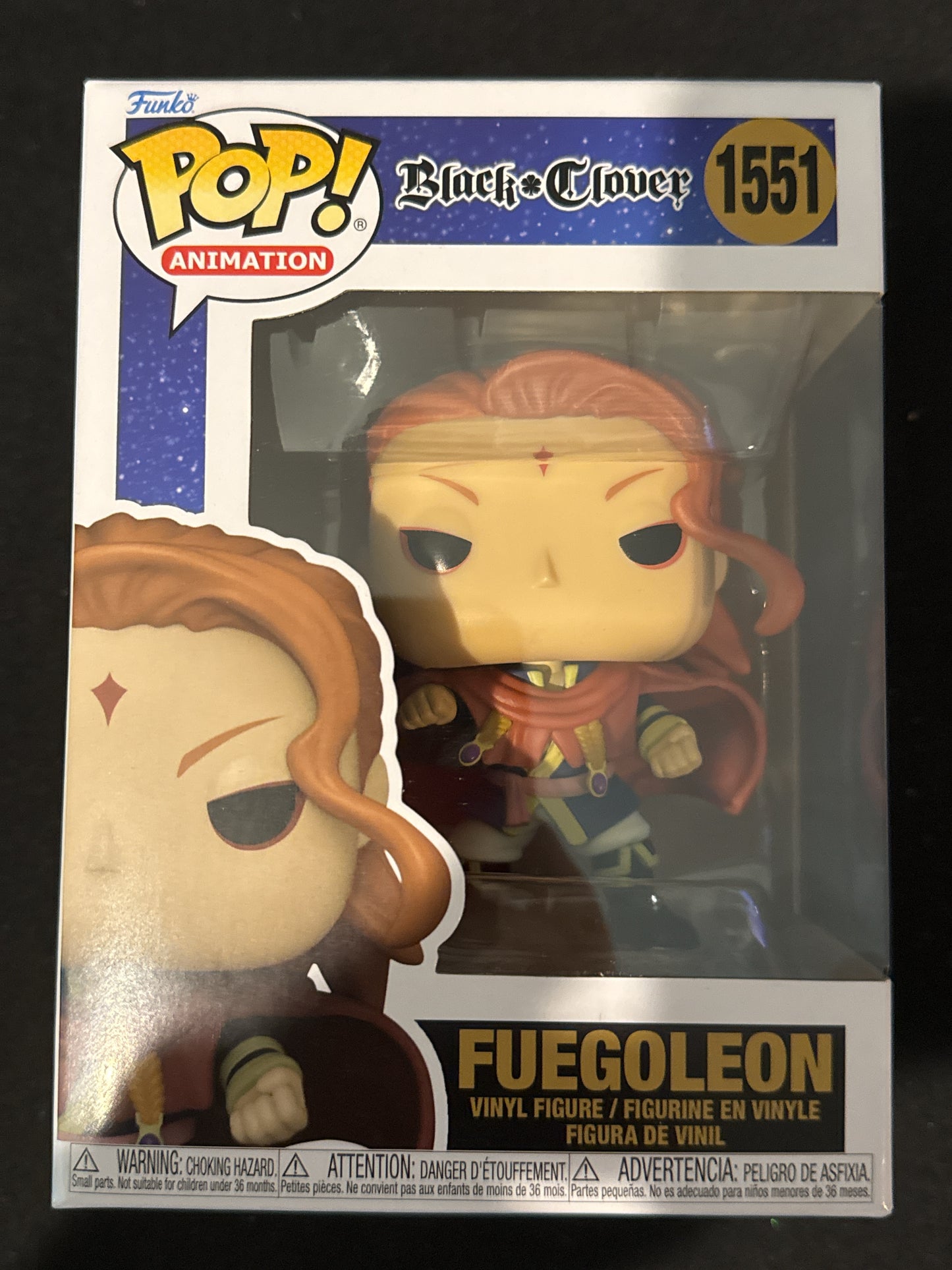 Funko Pop! Black Clover #1551 Fuegoleon Vinyl Figure New in Box