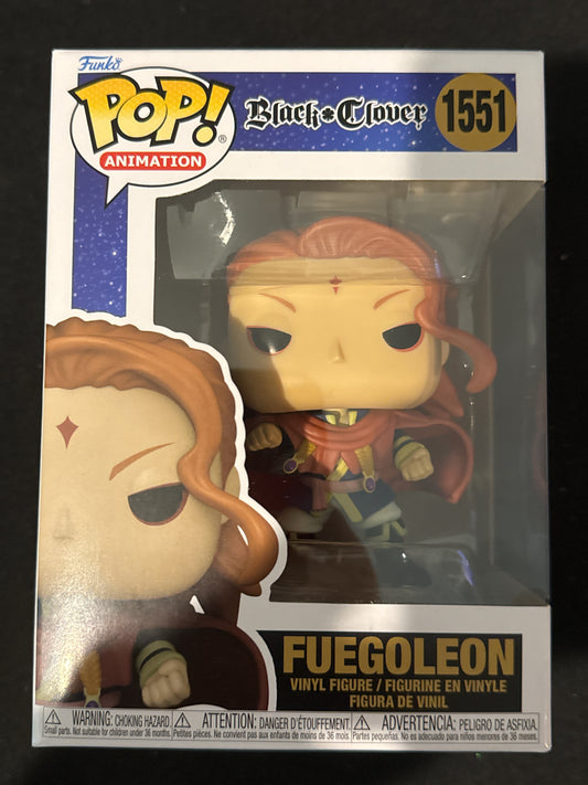 Funko Pop! Black Clover #1551 Fuegoleon Vinyl Figure New in Box