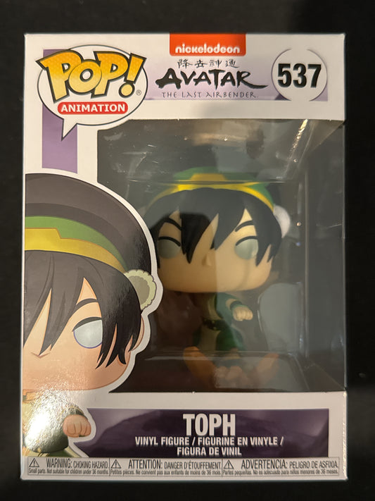 Funko Pop! Nickelodeon Avatar The Last Airbender #537 Toph Vinyl Figure New in Box